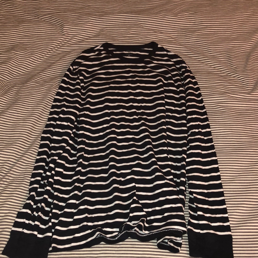 J Crew Long Sleeve Striped Tee